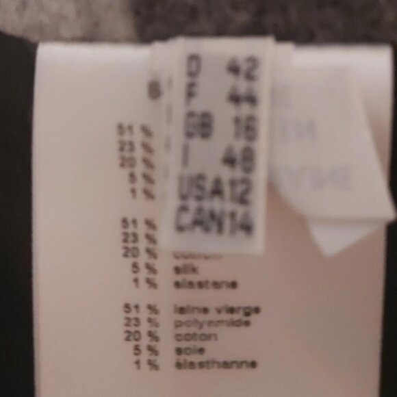 Dark Academia Wool Skirt Faux Wrap Plaid Cozy Library Core - Picture 5 of 10